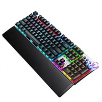Nouveau clavier mécanique filaire pleine taille AULA F2088 104 touches avec repose-poignets pour FPS et MOBA, arrivée 2026