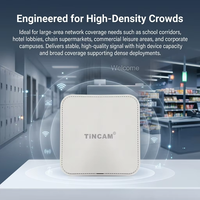 TiNCAM 2.4G y 5G, Punto de Acceso Wifi 7 Inalámbrico para Techo, 5000 Mbps, Doble Banda, Compatible con POE, Punto de Acceso para Montaje en Techo, CPE para Exteriores