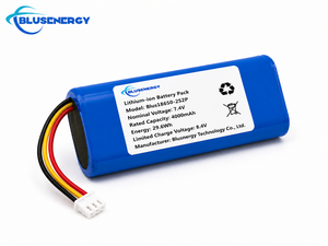 29.6Wh ก้อนแบตเตอรี่ลิเธียมไอออนแบบชาร์จไฟได้18650-2S2P 7.4V 4000mAh พร้อมระบบป้องกัน BMS สามารถปรับแต่งขั้วต่อได้ - Product Image 2