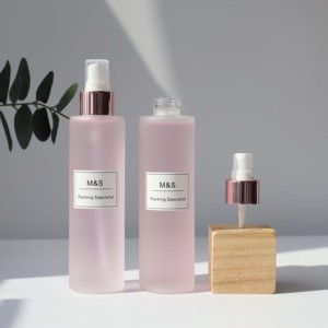 En stock pompe à crème de traitement en aluminium rose 24MM pour bouteille cosmétique - Product Image 3