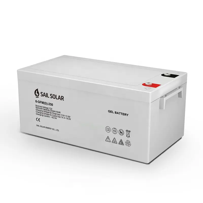 Bateria de chumbo-ácido segura para uso doméstico, baterias de alta qualidade 250AH 150AH 12V PV