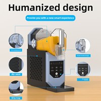 Nouvelle machine à slush pour la maison avec fonction d'auto-nettoyage, machine professionnelle à boissons glacées, machine à glace pilée