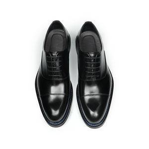 2025 nouveau Style hommes fabriqués à la main en cuir véritable Oxford chaussures à la mode chaussures de mariage à bout pointu pour le printemps - Product Image 2