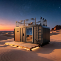 Capsule Spatiale Modulaire Préfabriquée Respirante de Type Cabine Apple, Couleur Personnalisée, Vente Directe Usine, pour Chambre, Hébergement Agricole, Bureau Extérieur