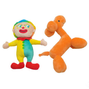 Yüksek kalite fabrika toptan özelleştirilebilir köpek Squeak çiğnemek oyuncaklar çevre dostu naylon sosis peluş oyuncak hayvan güzel tarzı - Product Image 2