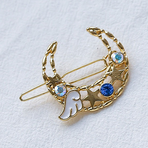 Snap clip ganchosde pelo broche de perlas barret estrella de metal o en forma de corazón de metal peluca de extensión de cabello - Product Image 4