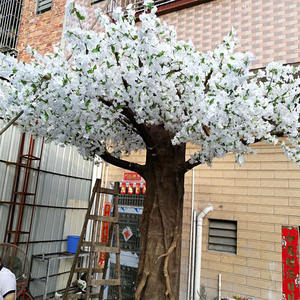 Arbre à fleurs de <span class=keywords><strong>cerisier</strong></span> <span class=keywords><strong>japonais</strong></span> de 3m <span class=keywords><strong>en</strong></span> plastique ABS, fait à la main et écologique, pour la décoration de restaurant. - Product Image 6