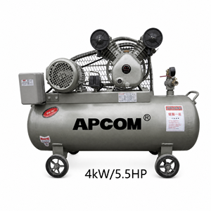 Compresor de Aire de Pistón de 3KW 4HP con Transmisión por Correa, 100L 200L 8 Bar, Bomba de Hierro Fundido para Fábrica o Taller - Product Image 2