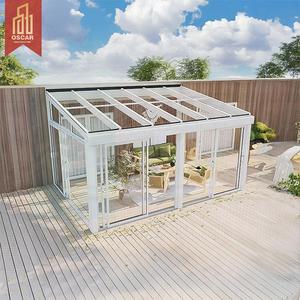 Véranda <span class=keywords><strong>de</strong></span> style victorien avec structure en aluminium et toit décoratif Idéal pour les villas <span class=keywords><strong>de</strong></span> luxe, les chalets, les résidences <span class=keywords><strong>de</strong></span> campagne Véranda - Product Image 1