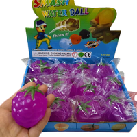 Promotionnel unisexe raisin TPR Squishy Splat boules anti-Stress jouets à presser pour les enfants de 5 à 7 ans