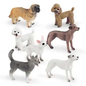 HY çocuk simülasyon pet köpek hayvan modeli Idyllic kaniş Chihuahua avcılık dekorasyon