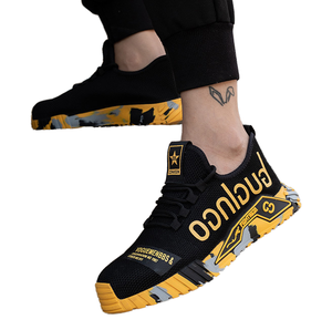 Chaussures de sport légères SAFETYLEADERS pour l'été/le printemps avec embout en acier et semelle intermédiaire amortissante Zapatio De Trabajo Chaussures de travail - Product Image 4