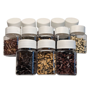 Microanillas de Cobre Tipo Campana de 4.0x3.6x6.0mm Grapas Micro Ring Herramientas <span class=keywords><strong>para</strong></span> Extensiones de <span class=keywords><strong>Cabello</strong></span> I-Tip Micro Grapas de Cobre - Product Image 5