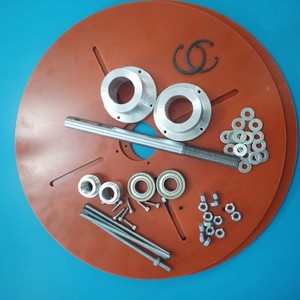 Accessoires pour machine à masques plats : Baffle en bakélite, Orange, 1 pièce standard, Roue de guidage conique en nylon KN95, Fabrication de masques en PU - Product Image 5