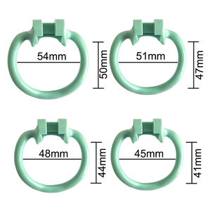 Plastic Mannelijke Kuisheid Apparaten Penis Kooi Met 4 Maat Ring Voor Mannen Ademend Slot Dolfijn Vorm <span class=keywords><strong>Cock</strong></span> Kooi - Product Image 2