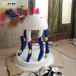 Escultura de Personaje de Dibujos Animados Jiahua, Figura de Fibra de Vidrio para Montar en el Suelo Exterior - Product Image 3
