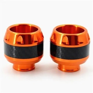 Deslizador de Motocicleta de Aleación de Aluminio y Fibra de Carbono, Piezas Modificadas con Protección Anticaída, Copa de Horquilla Delantera, Accesorios Anticolisión - Product Image 3