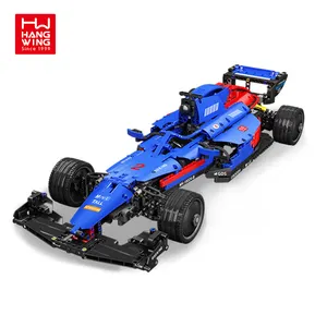 Hw Công Nghệ Màu Đỏ Siêu Thể Thao Racing Car App / RC Điều Khiển Kép Với Động Cơ Kẹp 1/8 Moc Kit Khối Xây Dựng 1065Pcs