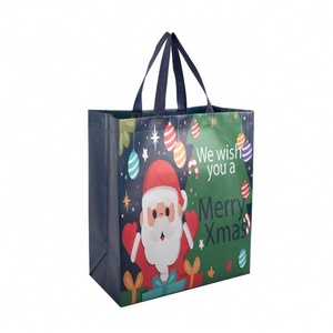 Sac fourre-tout personnalisé en non-tissé laminé recyclé et réutilisable pour supermarché, avec logo sur mesure, sac fourre-tout tissé personnalisable - Product Image 1