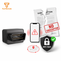 Traceur GPS OBD 4G en temps réel sans abonnement avec alarme de vibration, géolocalisation (GPS, BDS, LBS) et antivol pour flotte de véhicules