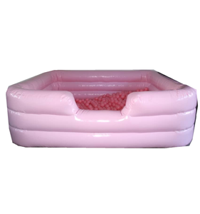 Piscina <span class=keywords><strong>de</strong></span> <span class=keywords><strong>Bolas</strong></span> Inflable Comercial Blanca, Rosa y Azul para Fiestas Infantiles, Alquiler para Eventos, Piscina <span class=keywords><strong>de</strong></span> <span class=keywords><strong>Bolas</strong></span> Inflable Blanca para Saltar y Brincar - Product Image 4