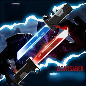 Sable de Luz Retráctil de Doble Hoja <span class=keywords><strong>2</strong></span> en 1, Espada de Juguete LED Brillante para Niños, Juguete Transfronterizo Más Vendido - Product Image 2