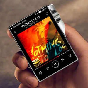 Lecteur MP3 HiFi professionnel sans perte, décodage DSD256, mémoire intégrée de 32 Go, lecteur de musique audiophile, contrôle par molette - Product Image 2