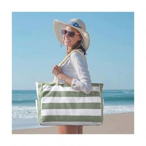 Bolsa de Playa Grande Impermeable con Cierre, Bolsa de Mano para Piscina a Prueba de Arena para Mujer - Product Image 5