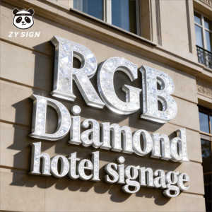 Letreros Luminosos de Acrílico y Metal 3D Personalizados para Número de Puerta de Hotel, Señalización Exterior Impermeable y Duradera - Product Image 3