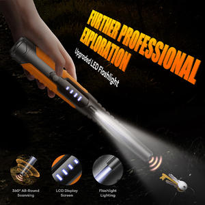 Rodada Rod <span class=keywords><strong>Metal</strong></span> <span class=keywords><strong>Detector</strong></span> com Tela LED Som/Vibração/Som & Vibração AA bateria 9V IP68 À Prova D 'Água - Product Image 5