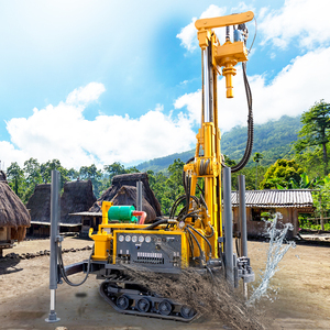 Plataforma de Perforación Hidráulica sobre Orugas HQZ160L, 600m 500m 400m 300m 200m 100m, Perforadora Neumática para Pozos de Agua, Uso en Perforación de Suelos - Product Image 1