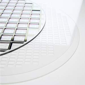 SCHOTT BOROFLOAT 33 TGV 포장 유리 웨이퍼 4/6/8/12 인치 레이저 유도 에칭 치핑 프리 드릴링 배열 구멍 패턴 - Product Image 6