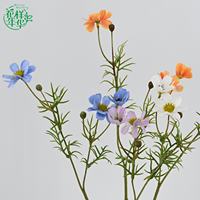 Fleur artificielle en soie de haute qualité, marguerite de 45 cm, longue durée, pour Thanksgiving, la remise des diplômes, la décoration de la maison, du jardin, de l'aménagement paysager et des hôtels
