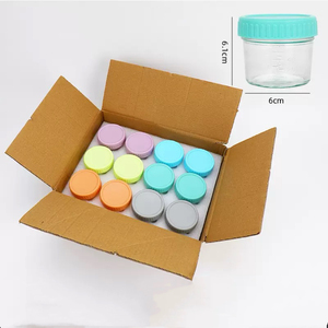 Recipientes de Vidrio para Almacenamiento de Alimentos para Bebés, 120 ml, 4 oz, Libres de BPA, Frascos para Alimentos Calientes con Tapas, Escala de Volumen, Herméticos, Aptos para Lavavajillas y Congelador - Product Image 5