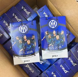 Kartu Koleksi Sepak Bola <span class=keywords><strong>DAKA</strong></span> Inter Milan 2025-26 Top Audience Hobby Box Kartu Perdagangan Sepak Bola Grosir untuk Toko Kartu Olahraga - Product Image 3