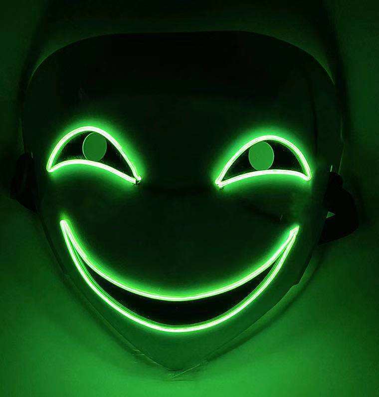Smiley fluorescent green