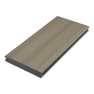 Panneau de sol d'extérieur en bois synthétique molletonné, meilleure vente!, Texture bois, matière imperméable, pont WPC