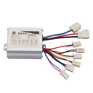 GOOFIT Régulateurs <span class=keywords><strong>de</strong></span> <span class=keywords><strong>vitesse</strong></span> <span class=keywords><strong>de</strong></span> moteur à brosse DC 36V 500W <span class=keywords><strong>pour</strong></span> scooter électrique Tricycle Brosse E-Bike Bicycle - Product Image 1