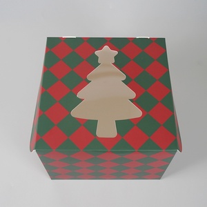 กล่องเค้กวันเกิดใสหรูหรา Sunshine Small MOQ พร้อมหน้าต่างสำหรับบรรจุภัณฑ์ - Product Image 2