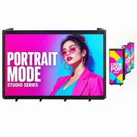 Écran d'affichage portable personnalisé pour mur vidéo, podium, stand, console DJ à six panneaux pliables, écran d'accueil LED