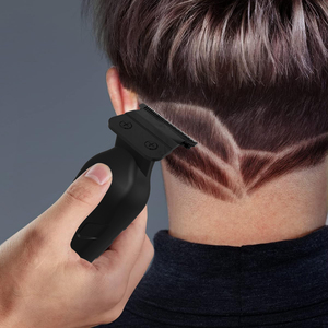 Tondeuse à cheveux de haute qualité <span class=keywords><strong>pas</strong></span> chère, noire, professionnelle, <span class=keywords><strong>rechargeable</strong></span>, <span class=keywords><strong>rasoir</strong></span> pour tout le corps, 4 peignes, lame en T pour <span class=keywords><strong>homme</strong></span>, tondeuse à cheveux - Product Image 4