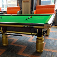 Usine de haute qualité 12ft Stone Slate Competition Table de billard professionnelle pour piscine extérieure Table de billard pour club de sport