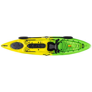 Kayak de pêche Dace Pro Angler 12 pieds en plastique pour une seule personne, utilisation en lac et en rivière, rouge, orange, bleu, vert, violet, couleurs mélangées - Product Image 4