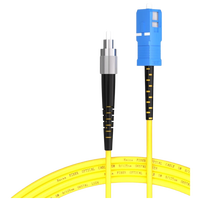 1m (3ft) Fiber Patch Cable 1 Fiber FC UPC Simplex to SC UPC Simplex Single Mode (OS2) Riser (OFNR) 2.0mm Tight-Buffered Yellow