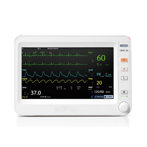 Monitor de Paciente Portátil, Monitor de Signos Vitales, Monitor Médico Multiparamétrico, Equipo Médico de ECG para Cabecera de Cama - Product Image 1