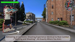 Simulador de juego de disparos con detección de movimiento sin gafas Sistema de disparo de proyección interactivo de pantalla grande inmersiva - Product Image 6