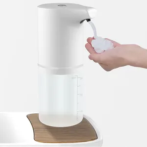 350ml automático de detección de infrarrojos de dispensador de espuma loción champú contenedor inteligente sin contacto mano máquina de lavado