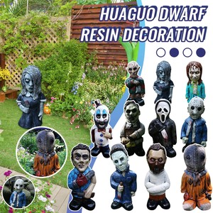 ตุ๊กตาโนมซอมบี้ตกแต่งสวน ของตกแต่งฮาโลวีน รูปปั้นเรซิ่นจากภาพยนตร์สยองขวัญ ของตกแต่งสวนแบบตั้งพื้นสำเร็จรูป ทาสีสำเร็จ - Product Image 3