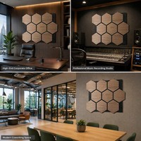 Panneau acoustique en chevrons ignifuge, imperméable et insonorisant pour plafond de salle de concert