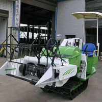 Moissonneuse-batteuse combinée compacte Wubota de haute précision pour riz et petites graines